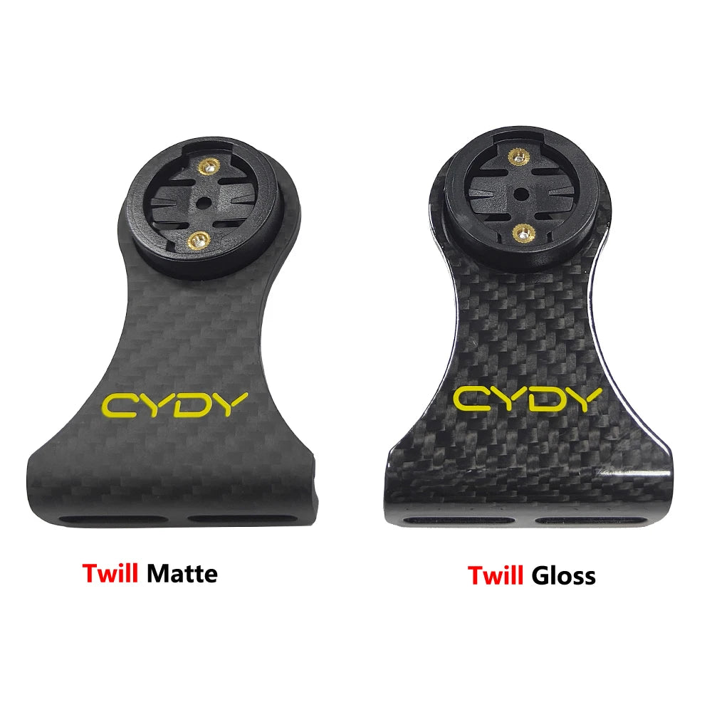 CYDY Carbon 3K Garmin Support For Bicycles Bryton Rider Whaoo Catey XOSS IGPSPORT MAGENE light holder MTB GPS Bike GOPRO Mount