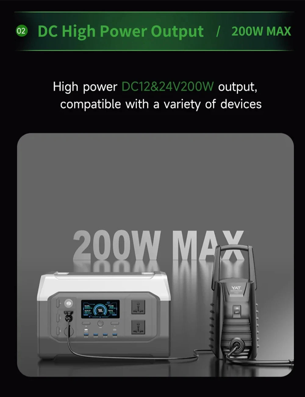 Portable Power Station 1800W 320000mAh AC 220V LiFePo4 Battery Power Bank Outdoor Power Supply Home Emergency Power