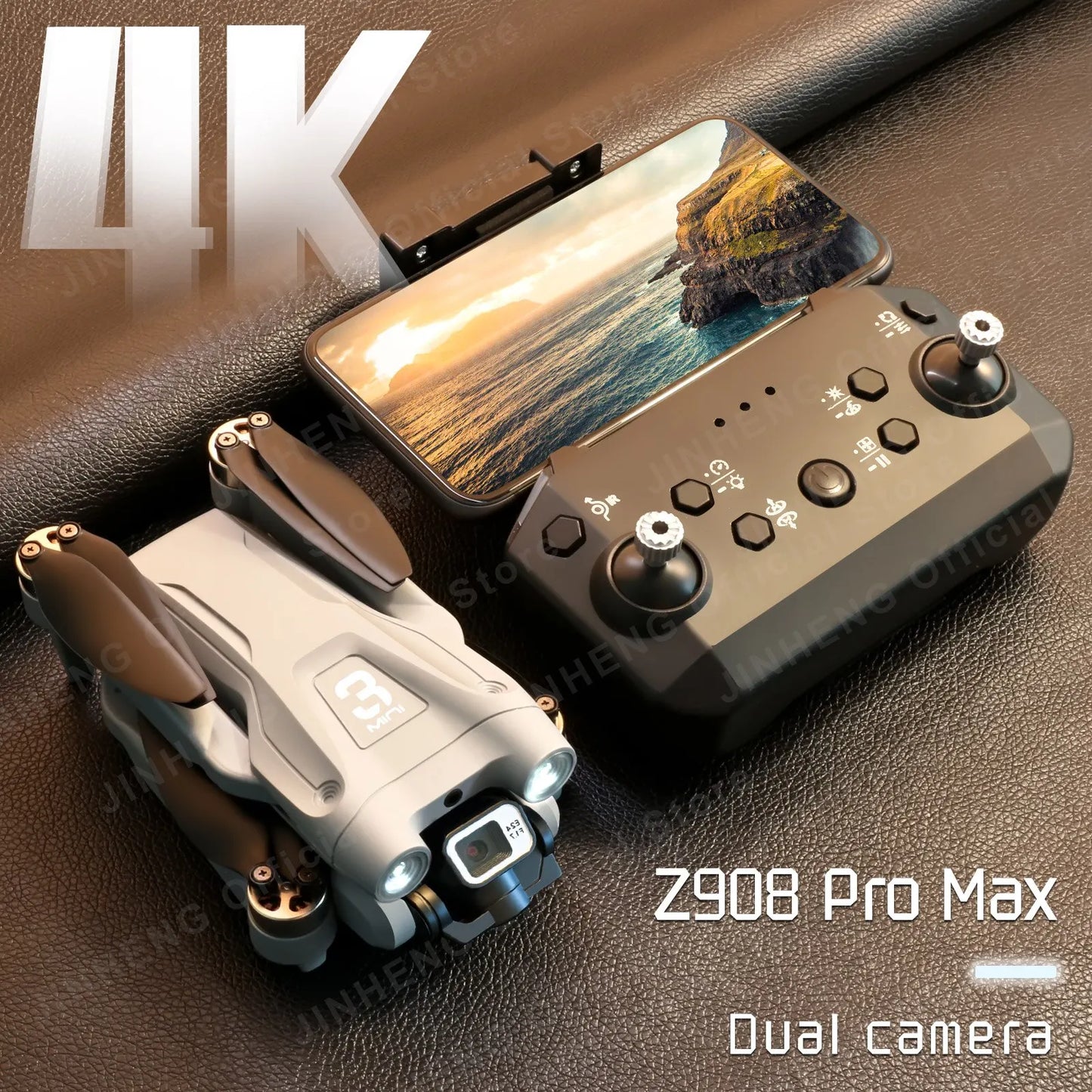 Z908 Max Drone 8K Professional 4K HD ESC Camera Brushless Motor Optical Flow WIFI FPV Obstacle Avoidance Folding Rc Quadcopter