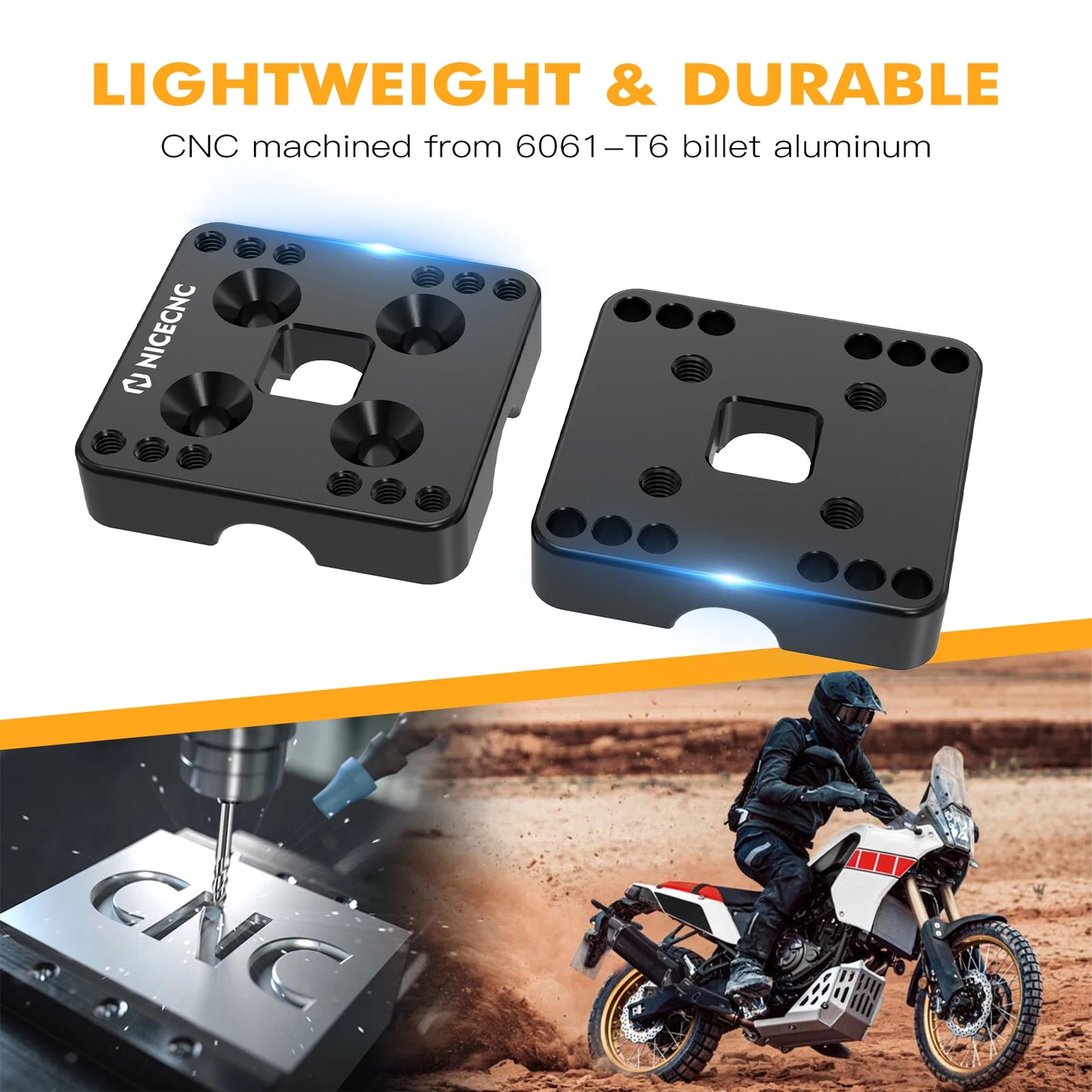 For Ducati DesertX Desert X 2022-2023 2024 12MM Bar Motorcycle Navigation GPS Mount Bracket 12MM GPS Holder Bar Clamp