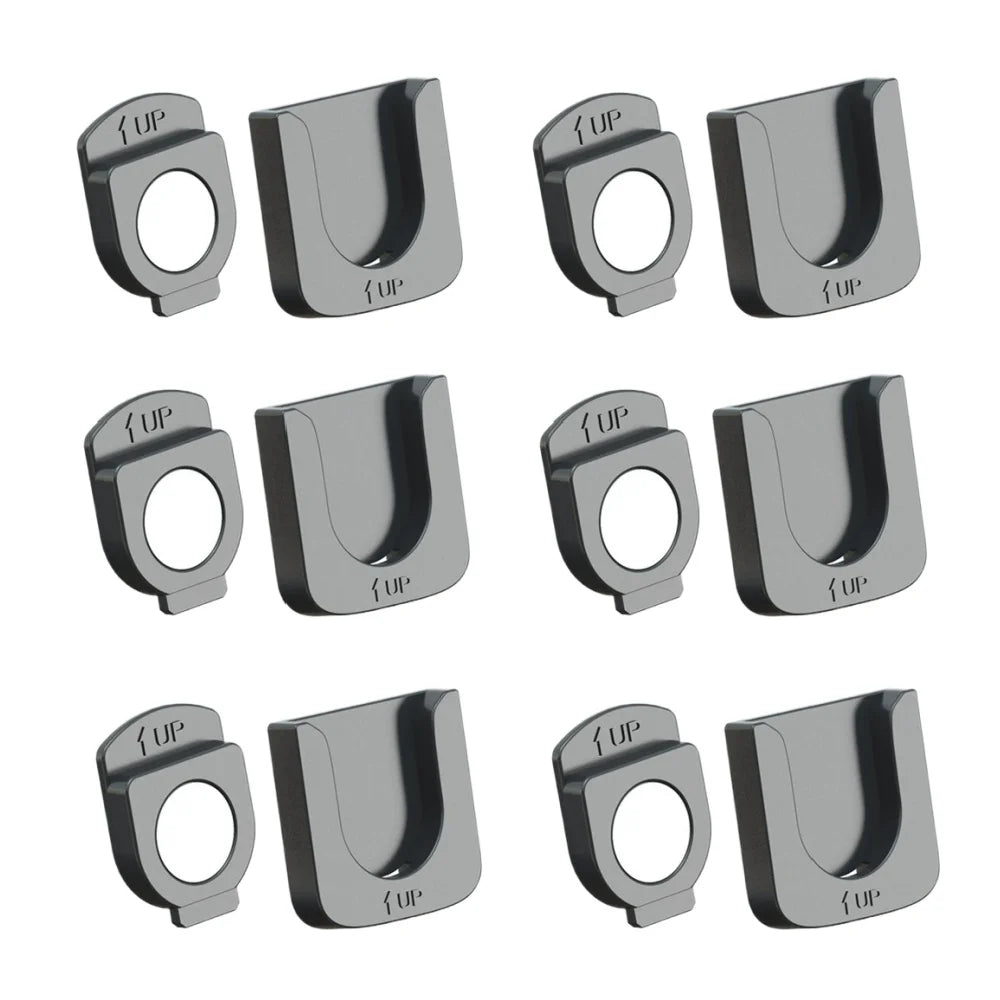 1-10 Pair Strong Magnetic Remote Control Bracket Non Perforated Wall Mounted Air Conditioning Remote Control Rack Storage Hook