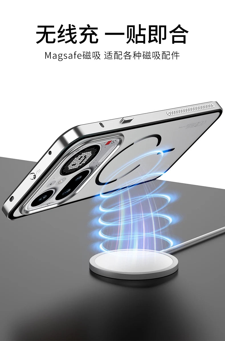 Magnetic Case For Nothing Phone 4A Pro Matte Texture Acrylic Cover Skin-friendly feel for Nothing Phone (4a) Shockproof Funda