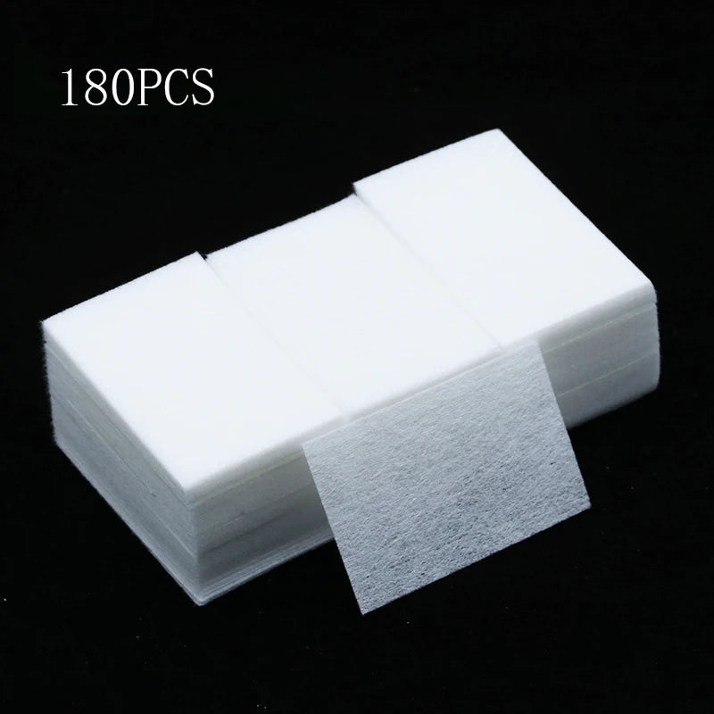 400/600Pcs/pack Solid Durable Nail Tools Manicure Gel Nail Polish Remover Pads Lint-Free Wipes 100% Cotton Napkins Wraps