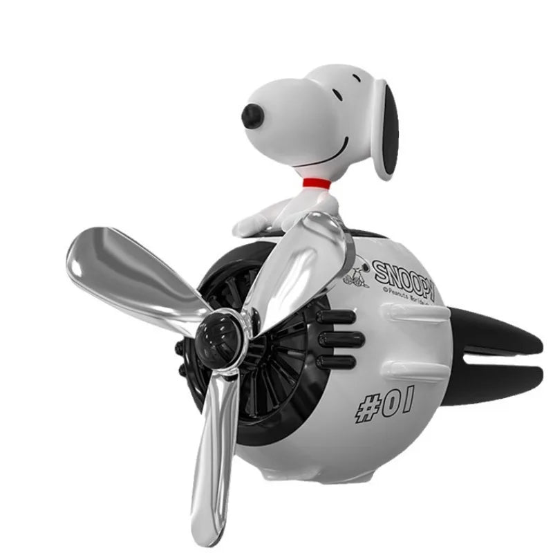 New Cartoon Creative Snoopys Car Aromatherapy Decoration Cute Car Perfume Accessories Air Outlet Cartoon Aromatherapys Gadgets