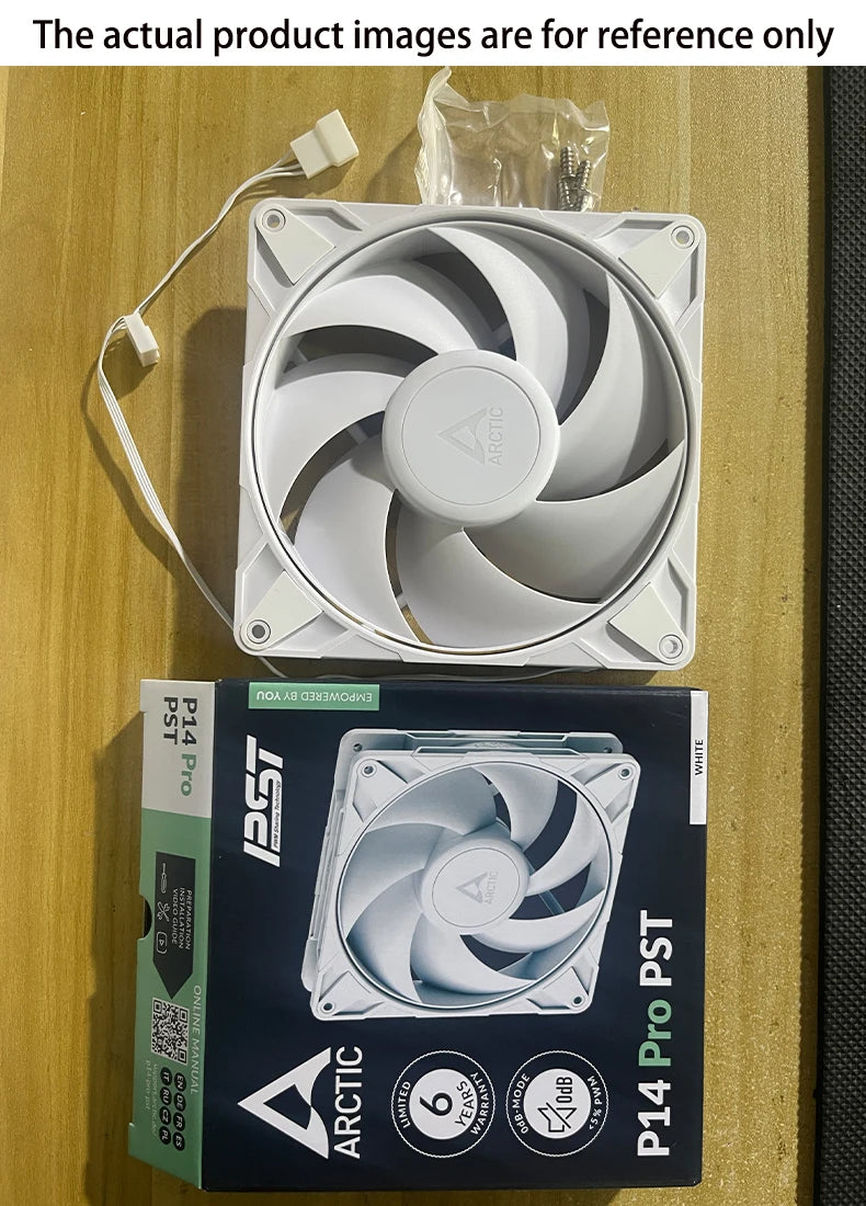 ARCTIC P14 Pro PST, High-Performance 140mm Case Fan with PWM Sharing Technology (PST), Speed:400–2500 RPM, Fluid Dynamic Bearing