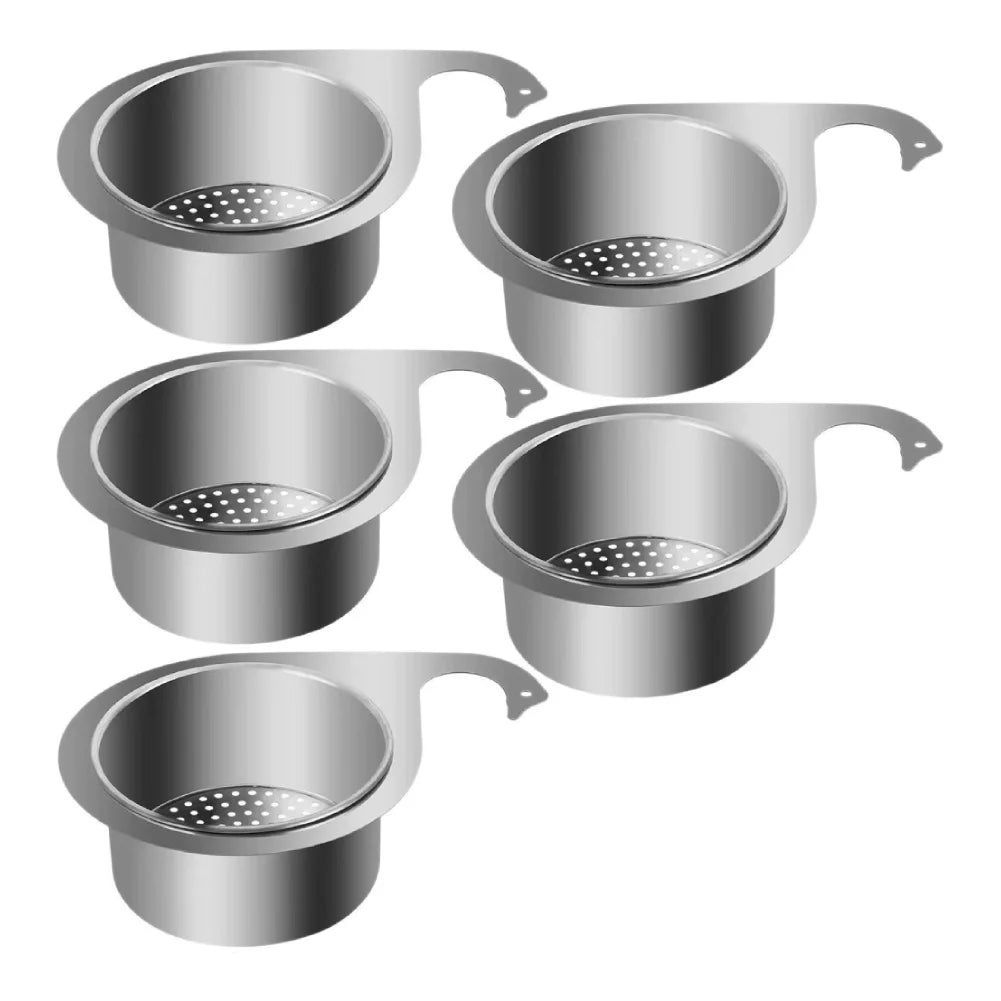 Stainless Steel Swan Sink Strainer Basket Removable Goosehead Storage Drainage Basket Goosehead Hanging Wet & Dry Drainage Racks