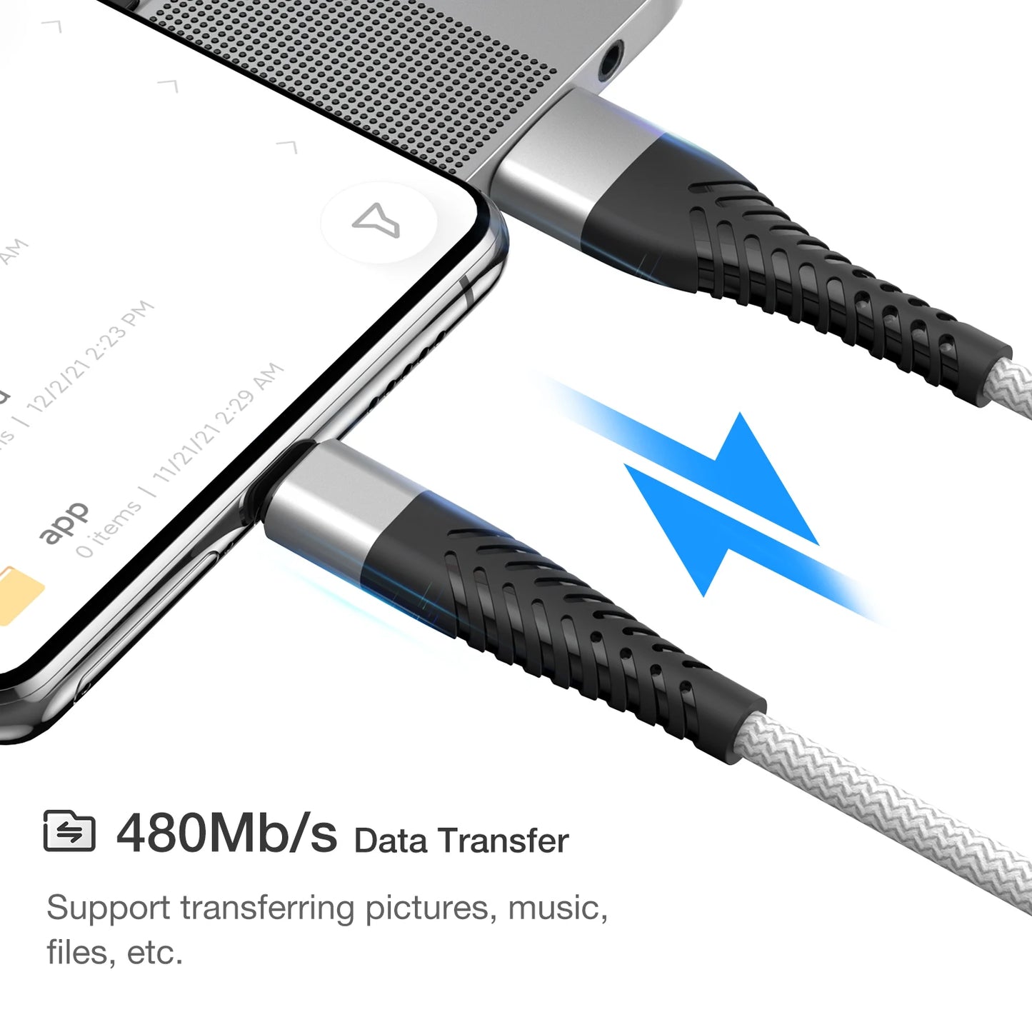 USB Type C Cable for Samsung S10 S20 S21 S22 3A Fast Charging Type-C Phone Charge Wire USB C Cable for Xiaomi Redmi note 11 3M