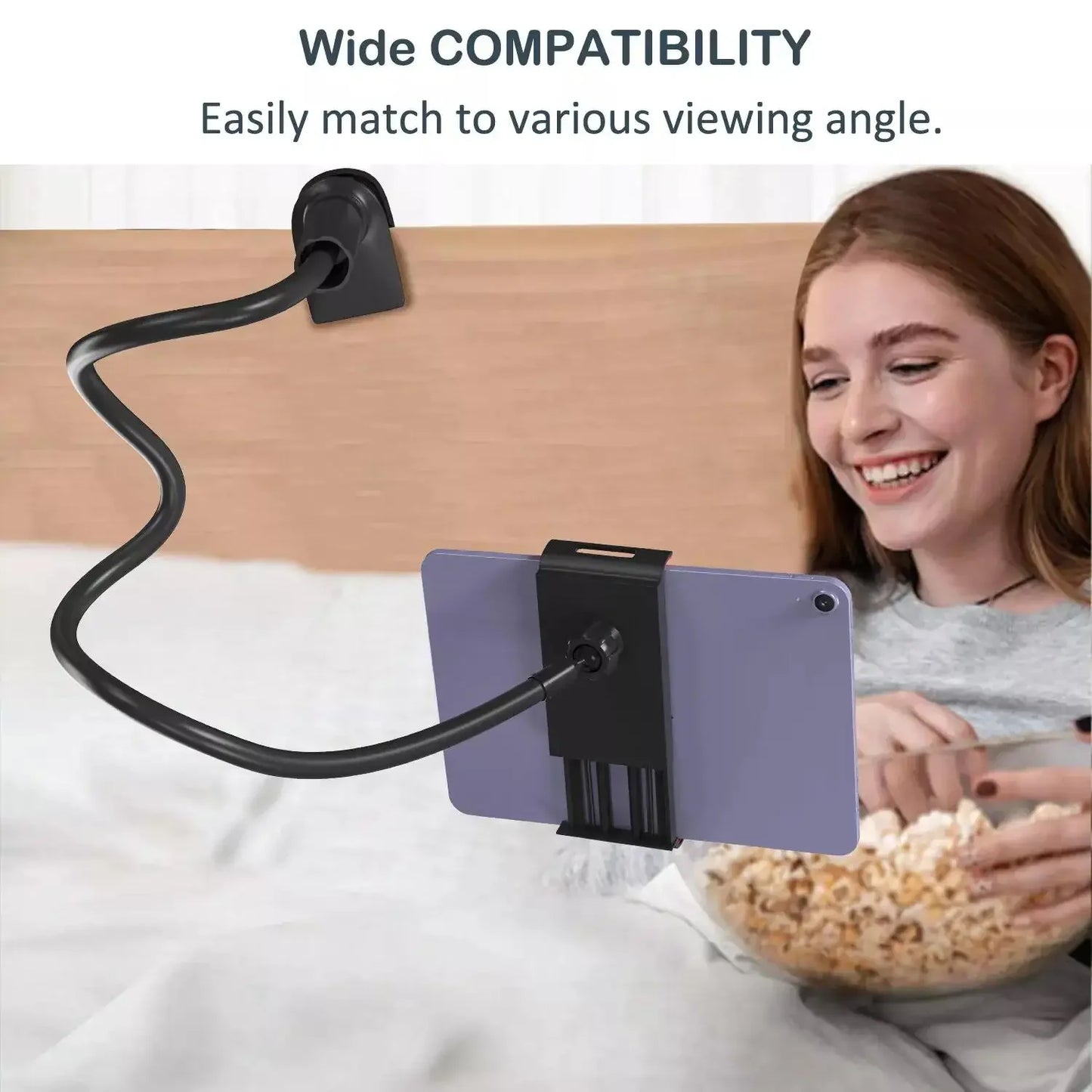 360 Degrees Lazy Bed Gooseneck Cell Phone Tablet Stand Adjustable Flexible Arm Mount Clip IPad Tablet IPhone Samsung Accessories