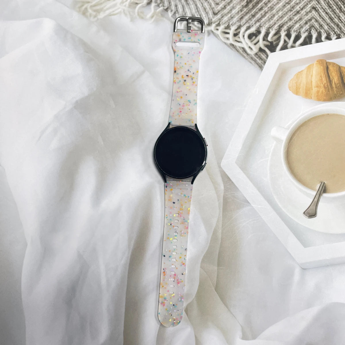 Silicone Strap For Samsung Galaxy Watch 6/6 Classic Eco-friendly Watchband for Galaxy Watch 4 5 6 7 FE