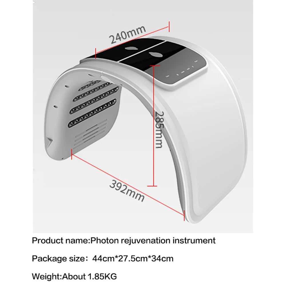 7 Colors LED Face Mask PDT Equipment SPA Facial Spray Device Skin Rejuvenation Light Facial Body Beauty Machines For Skin Care