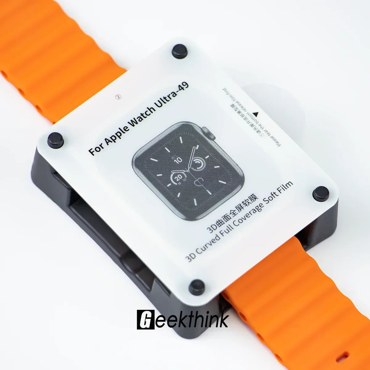 Screen Protector+Fix Tool For Apple Watch 49mm 40mm 41mm 45mm 44mm for iWatch Ultra 2 Series 9/8/7/6/5/se/4 Hydrogel Film