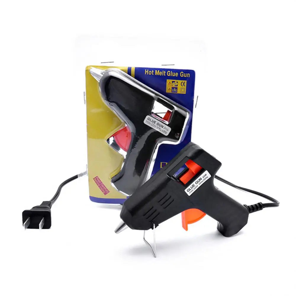 Mini Hot Melt Glue Gun 20W Electric Household Heat Temperature Thermo Tool Industrial Repair Tools Gun DIY Craft Glue Gun