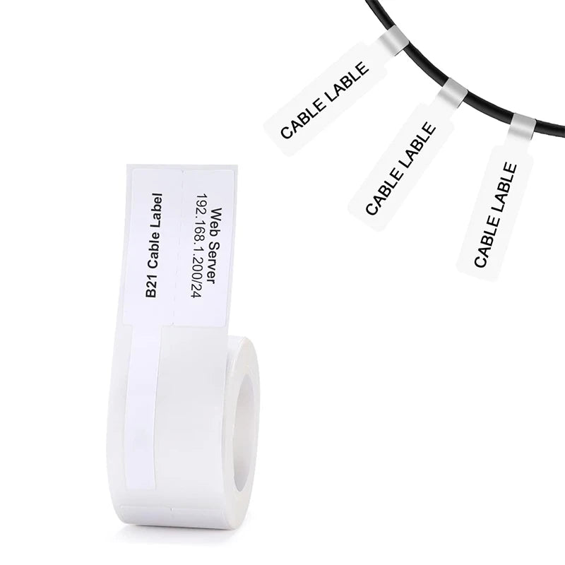 Niimbot Mini Smart Portable Printer Thermal Wire Cable Sticker Self Adhesive Water And oil resistant Tag For B1 B21 B203