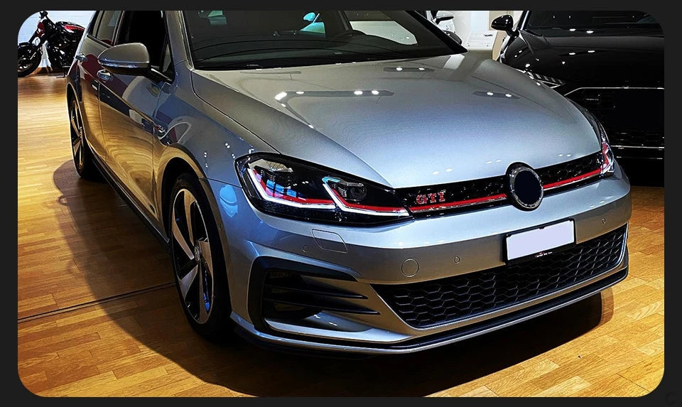 AKD 2 PCS For Golf 7.5 2018-2021 Golf7.5 MK7.5 LED Auto Headlight Assembly Upgrade R-Line Style Design LHD RHD Tool Accessories