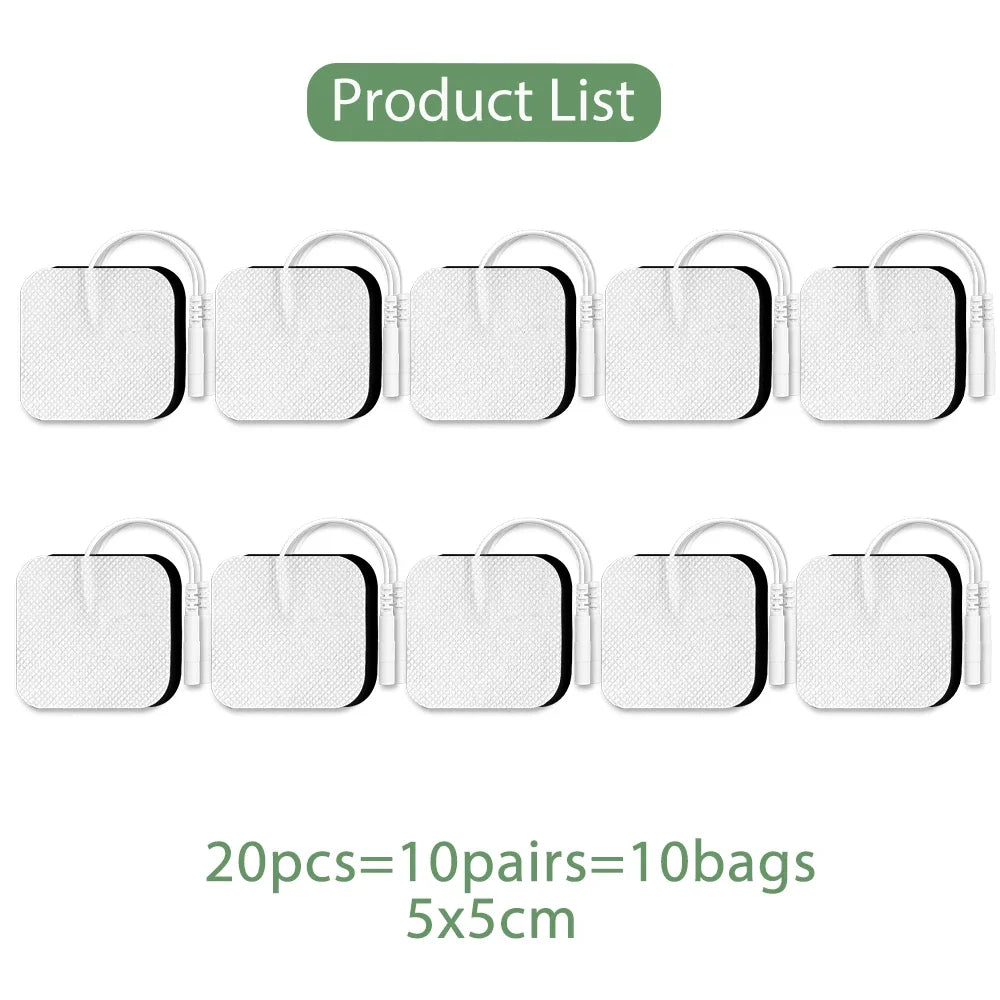 10/20/50PCS Tens Electrode Pads Gel For Acupuncture Physiotherapy Massager Patches Slimming Pulse EMS Muscle Stimulator Sticker
