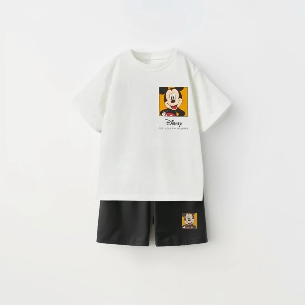 Short Sleeve Outfits Kids Summer Clothing 1-7Years Old Child Costume Cartoon Tees Toddler Boys New Fashion T-shirt+Shorts