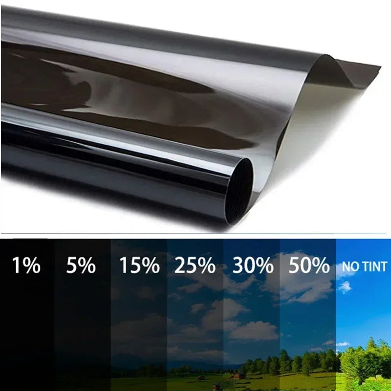 Car Window Sun Visor Strip Tint Film Front Windshield Protect Shade Blocking UV Sticker DIY Film Gradient Colorful Car Stickers