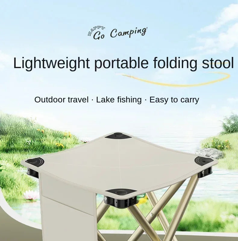 Baimu Toys Outdoor Folding Stool Portable Fishing Chair Portable Folding Chair Camping Chair Stool Picnic Stool Small Bench