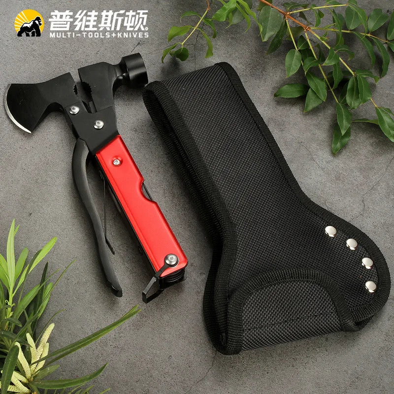 Multifunctional Stainless Steel Axe Hammer Vehicle Emergency Lifesaving Hammer Ideal for Outdoor Camping Hand Tool Cheap