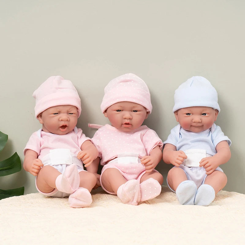 35CM 14inch Baby Dolls Cute Soft Silicone Baby Reborn Baby Doll Toys For Children Girls Gifts Lifelike Full Body Girl Dolls