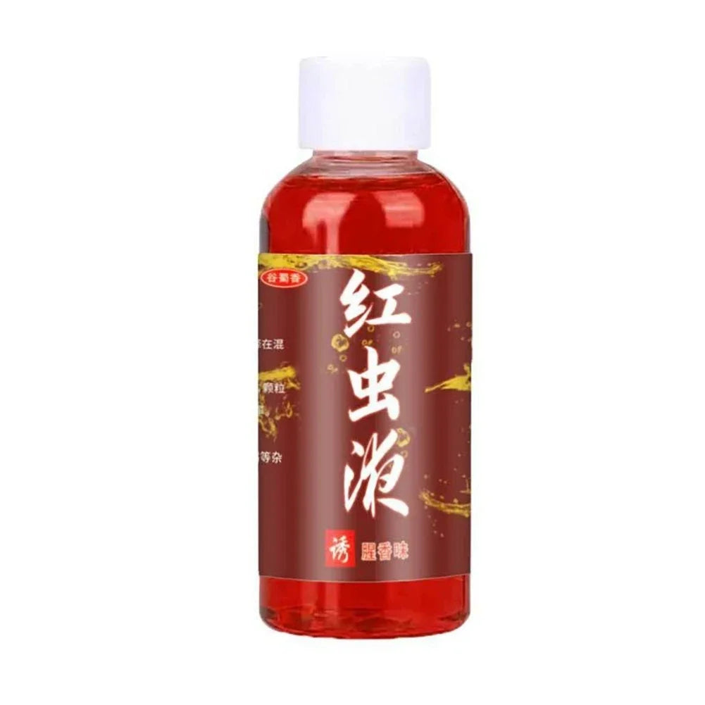 Concentrated Red Worm Liquid Multipurpose Concentrated Fish Bait Additive Permeability Red Worm Additive for Trout Cod Carp Bass