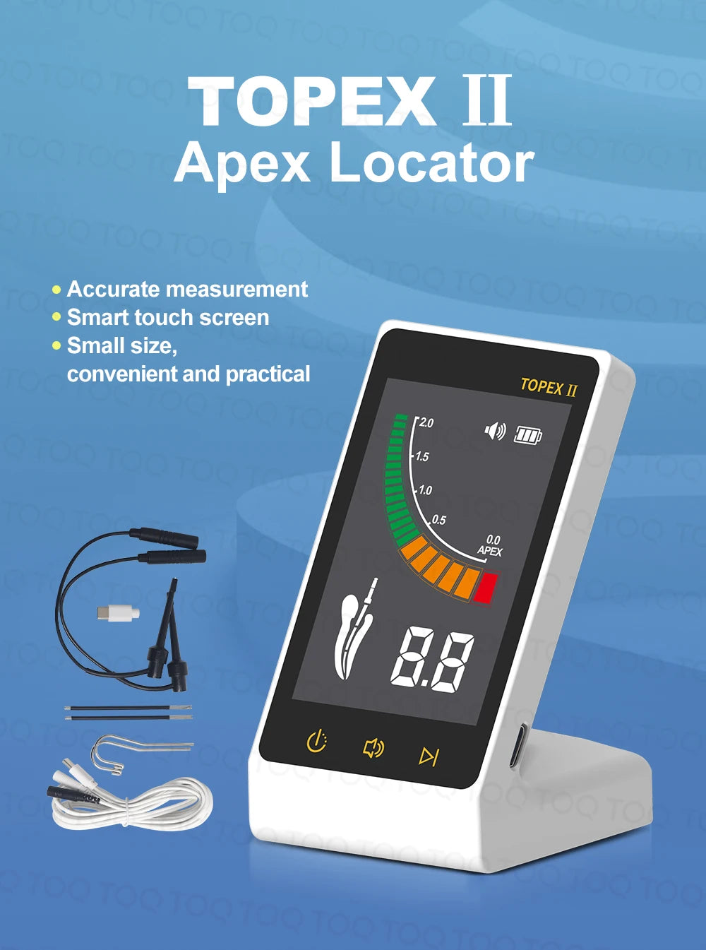 Dental Laboratory MINI Surgical Root Canal Apex Locator Root Canal Measurement Portable Machine Dentistry Tool
