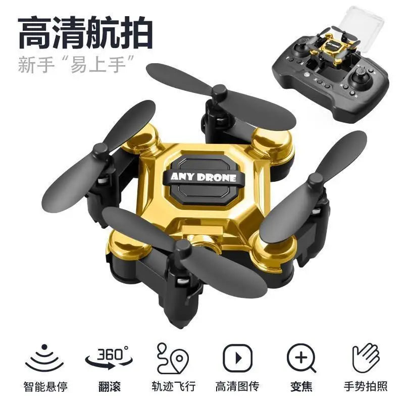 Mosquito drone, mini folding drone, aerial camera drone, student remote-controlled helicopter, small toy