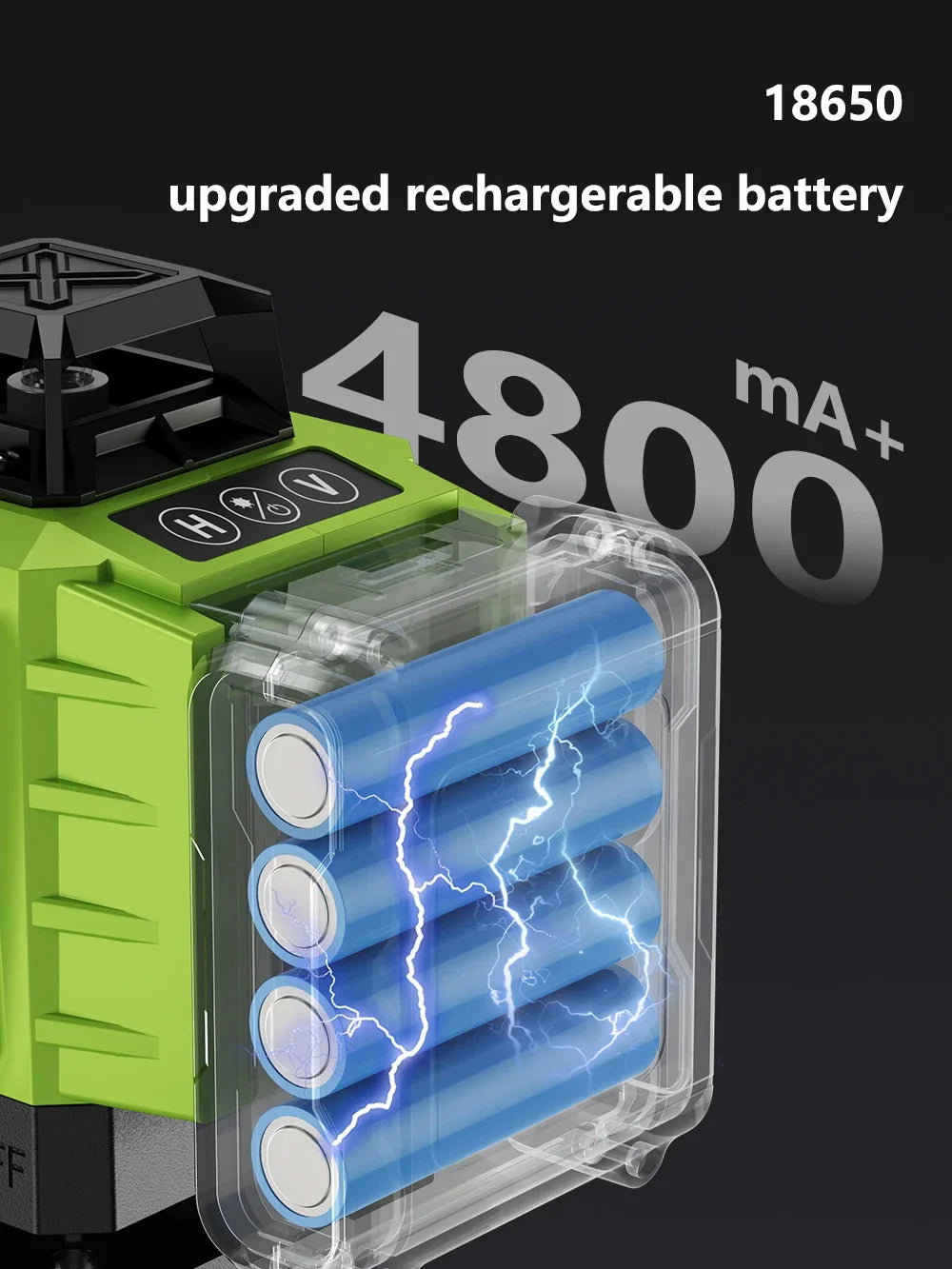 LFINE 3D/4D Laser Level 12/16 Lines Horizontal And Vertical With Remote Control 8 Lines 360°Self-leveling Laser Levels