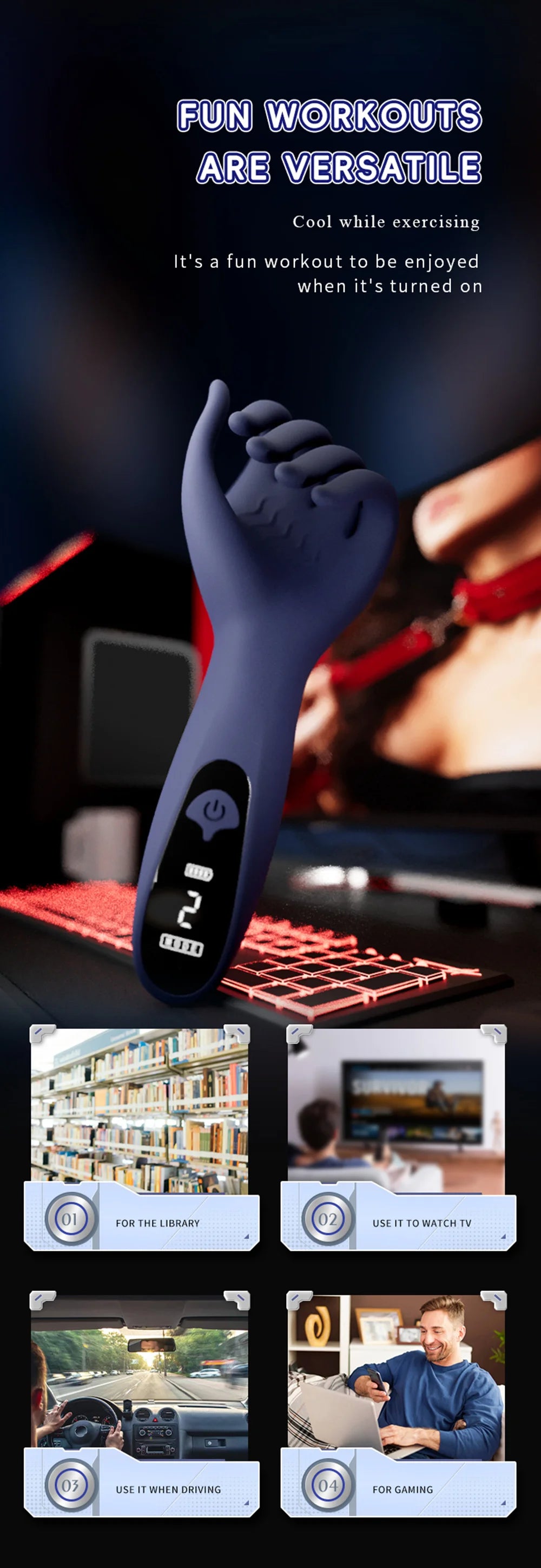 Penis Trainer Glans Vibrator Stimulator Male Sex Toy Glans Penis Long Lasting Exercise Vibrator Stroker Glans Trainer Stimulator