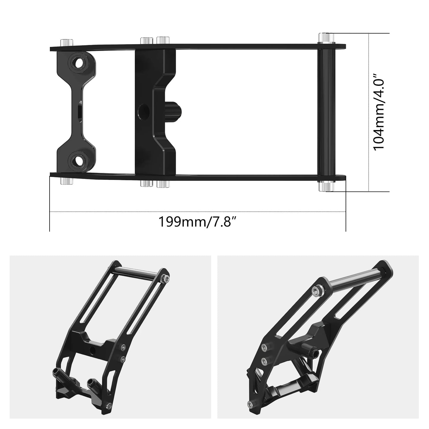 For Ducati DesertX Desert X 2022-2023 2024 12MM Bar Motorcycle Navigation GPS Mount Bracket 12MM GPS Holder Bar Clamp