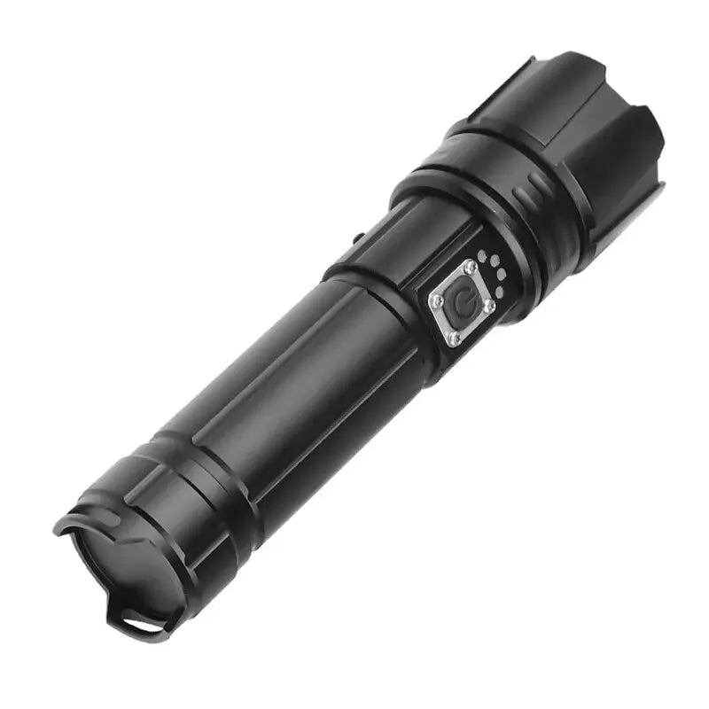 Powerful Super Bright LED Flashlight P50 Or Laser Wick Rechargeable Torch Camping Adventure Tactical Lantern Long Shot Hand Lamp