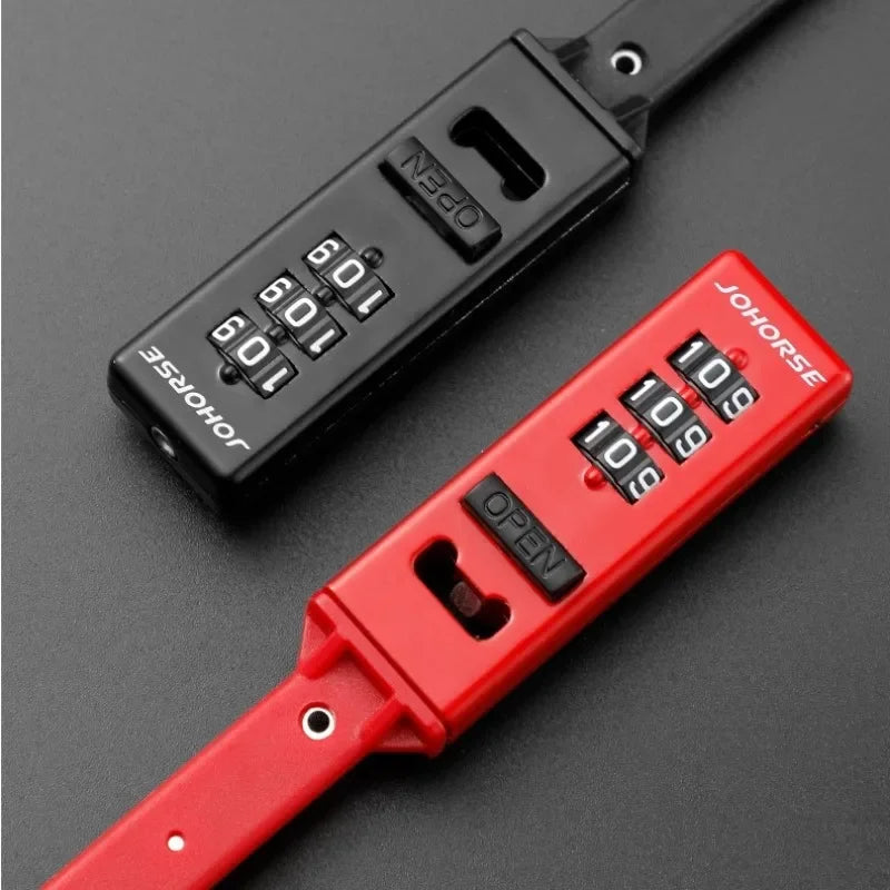 Bike Lock Tie Combination Lock Belt Combination  Alloy Combination Pant Pocket Lock Shoelace