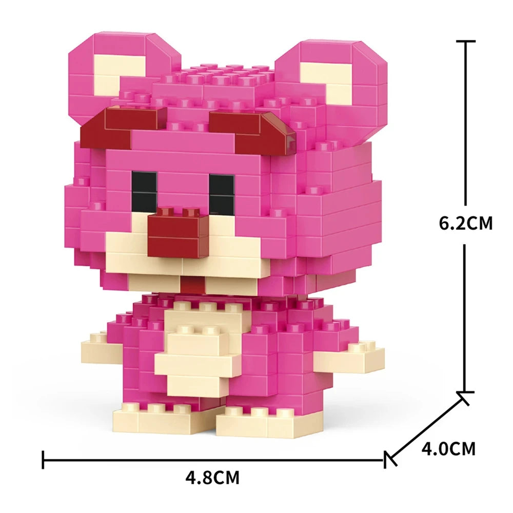 TOYLINX Mini Animal Building Blocks Assembled Model Cartoon Panda Doll Set 6 Years Old And Above Children Educational Toys Gifts