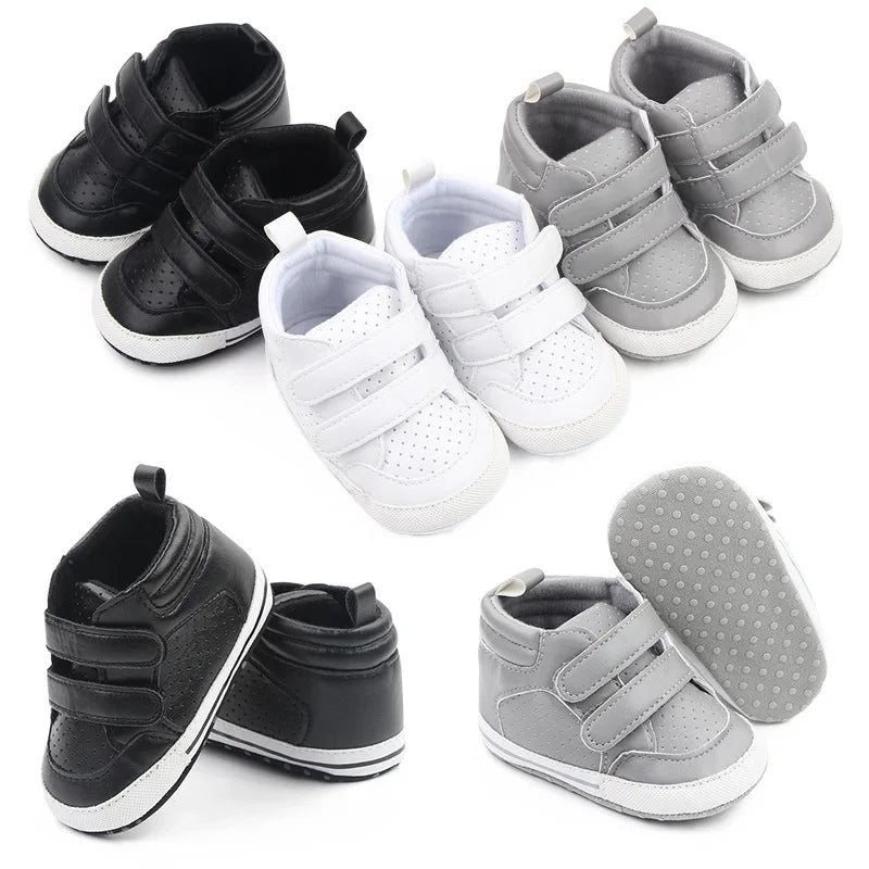 Meckior Hot Sale Baby Boy Girl Sports Shoes Hollow Out Breathable Casual Sneaker Soft Bottom Toddler High-top Baby Soccer Shoes