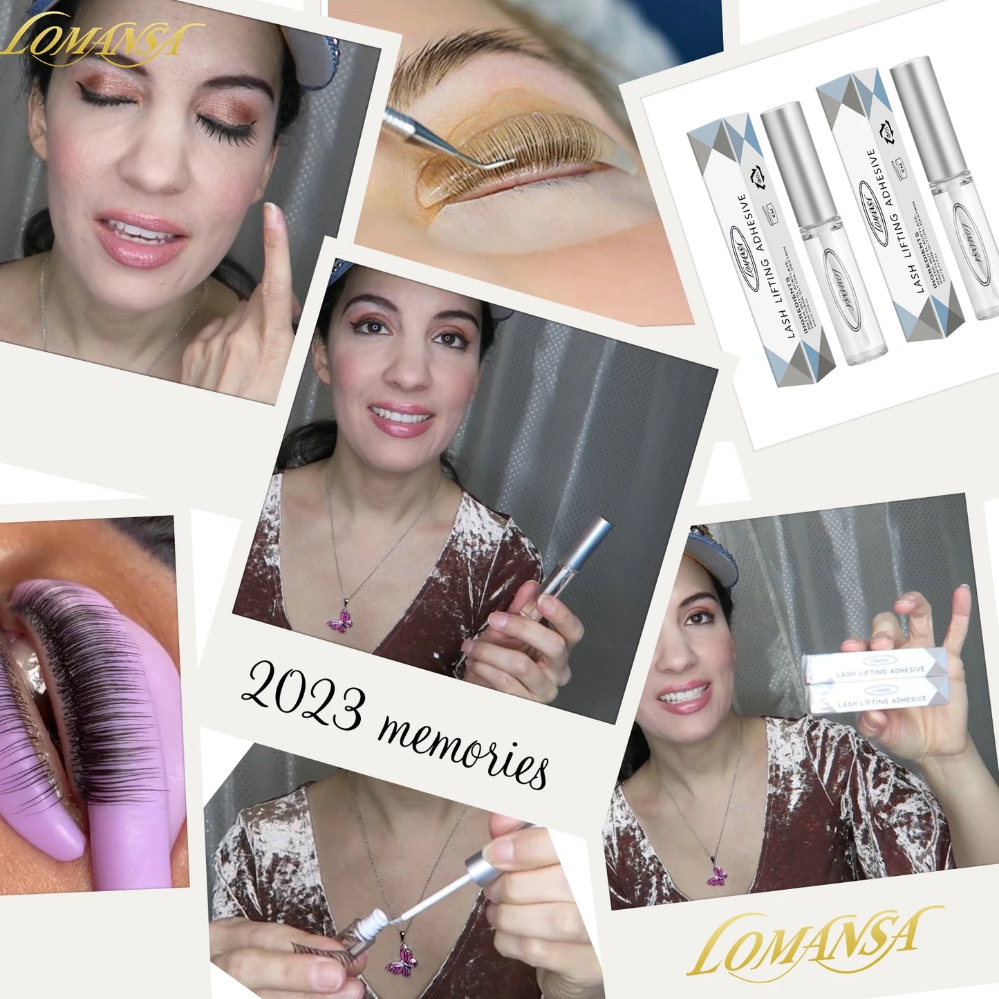 Lomansa Korea 5ml Strong Lash Lift Glue Eyelash Lift For Lash Lifting And Curling Eyelash Perm Lash Lift Adhesive Makeup Tool