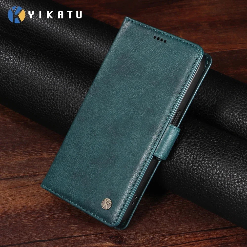 Magnetic Leather Wallet Case for Vivo Y400 V60 V50 V40 SE V30 V30E V29 V29E V27 Lite Pro 4G 5G Luxury Prenium Case Phone Cover