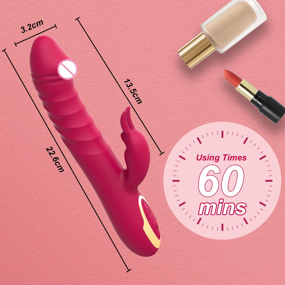 Beginner G-Spot Vibrator Thrusting Dildo Clitoris Stimulator 10 Vibration Female Masturbator Sex Toys for Couple Pleasure
