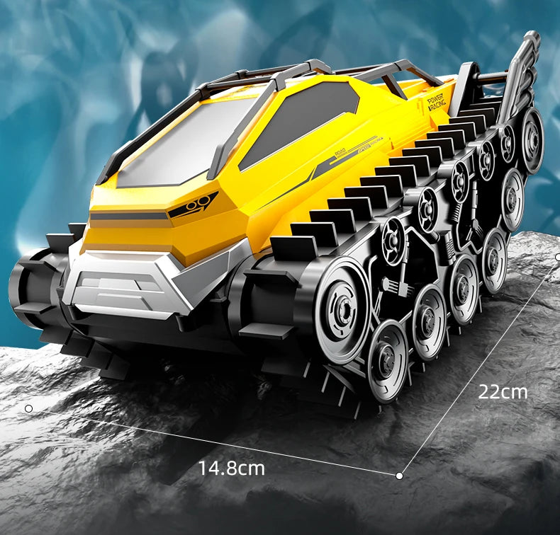 JJRC Q183 Rc Tank Car Track Remote Control Cars Off Road 4X4 2.4G Amphibious Crawler Truck Climbing Electric Model Vehicles Toys