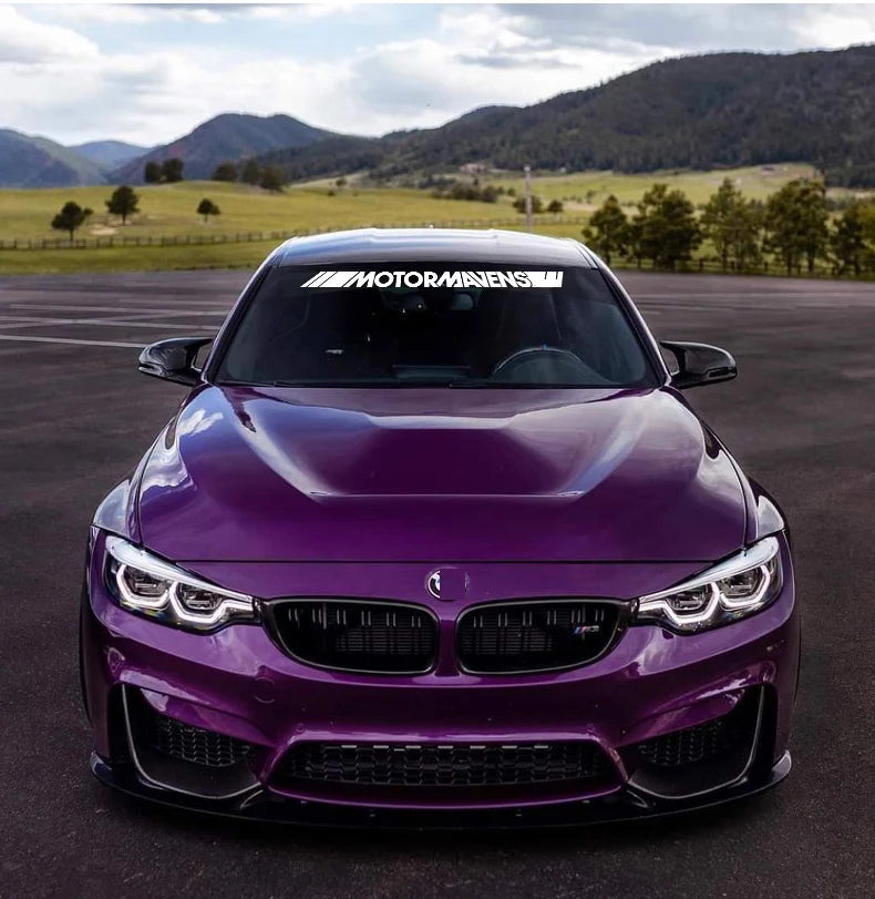1PCS Car Sport Sticker Cool Auto Front Rear Windshield Window Vinyl Decal Waterproof Stickers Custom Наклейки на лобовом стекле