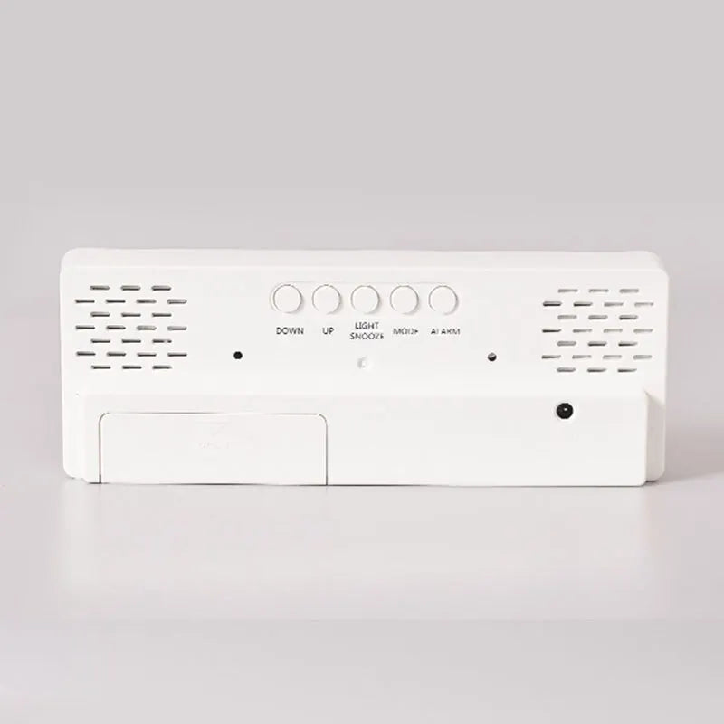 Led Digital Intelligent Electronic Clock Kitchen Timer Bedroom Bedside Alarm Clock Fashion Dazzling Color Transparent Screen