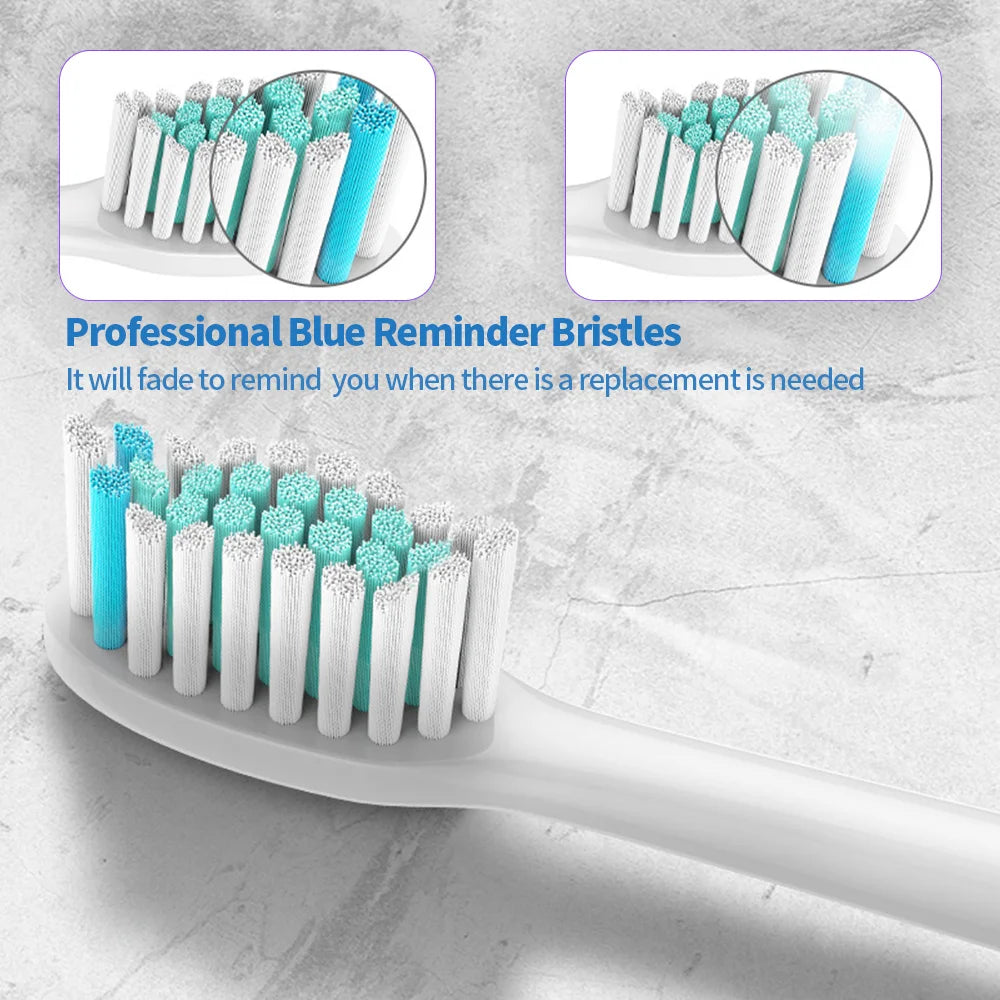 Electric toothbrush head, replaceable sonic electric toothbrush head, suitable for Philips Sonicare's electric replaceable brush