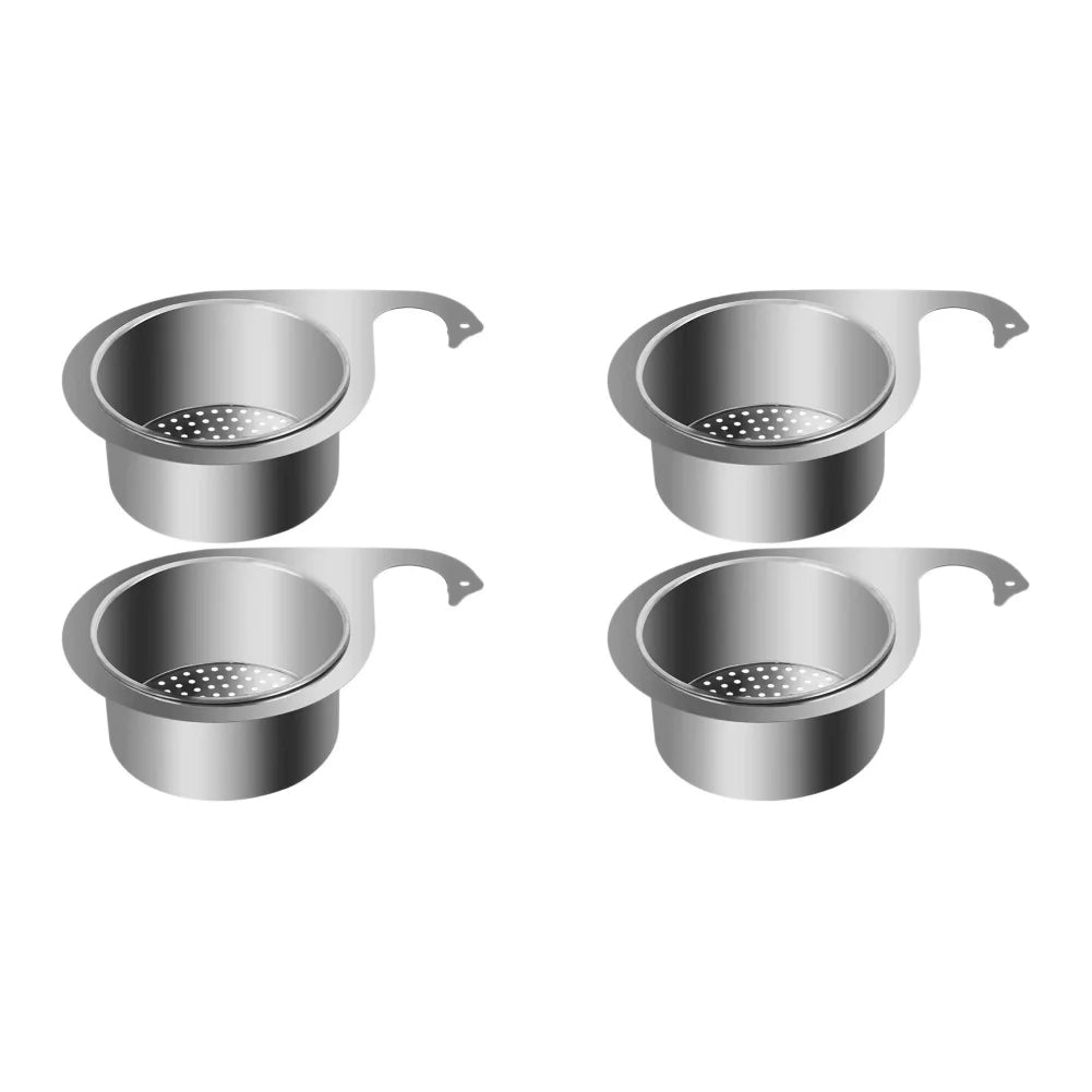 Stainless Steel Swan Sink Strainer Basket Removable Goosehead Storage Drainage Basket Goosehead Hanging Wet & Dry Drainage Racks