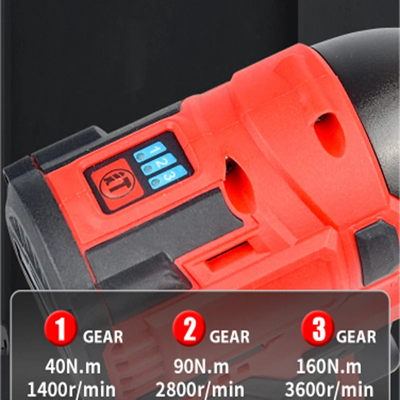 Electric Goddess Brushless Electric Screwdriver with 18V Lithium Battery Cordless Drill Screw 1500mAh  Rechargeable Power Tools