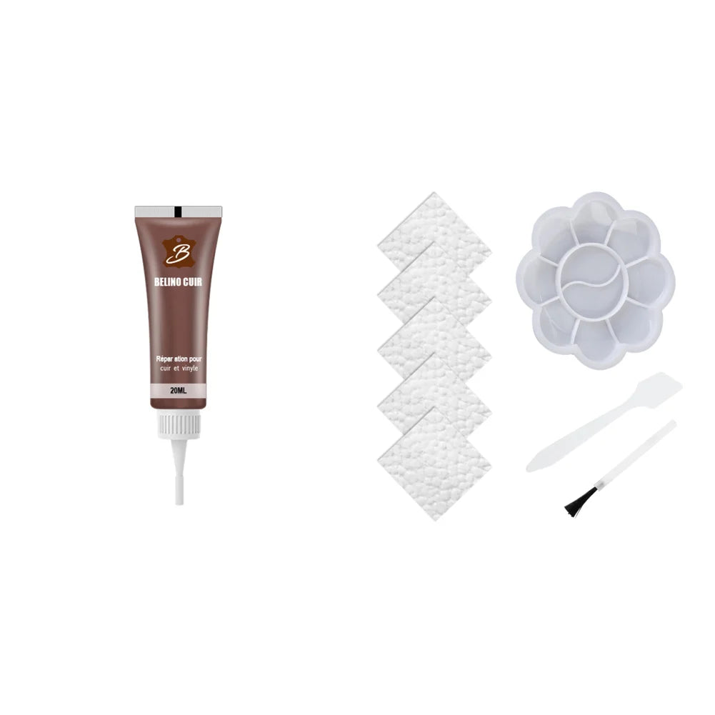 20ml Car Advanced Leather Repair Cream Repair Filler Sofa Auto Seat Leather Complementary Repair Refurbishing Car Polishing Kit
