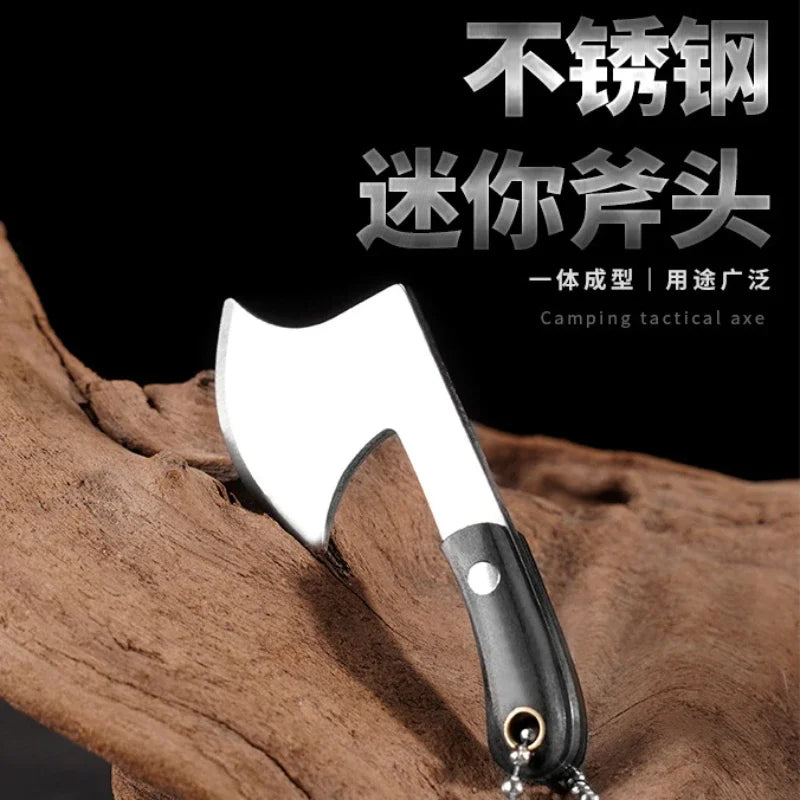 EDC Mini Axe Knife Cutting Tool Gift Keychain Pendant Portable Kitchen Knife Demolition Express Pocket Gift Collection Pendant