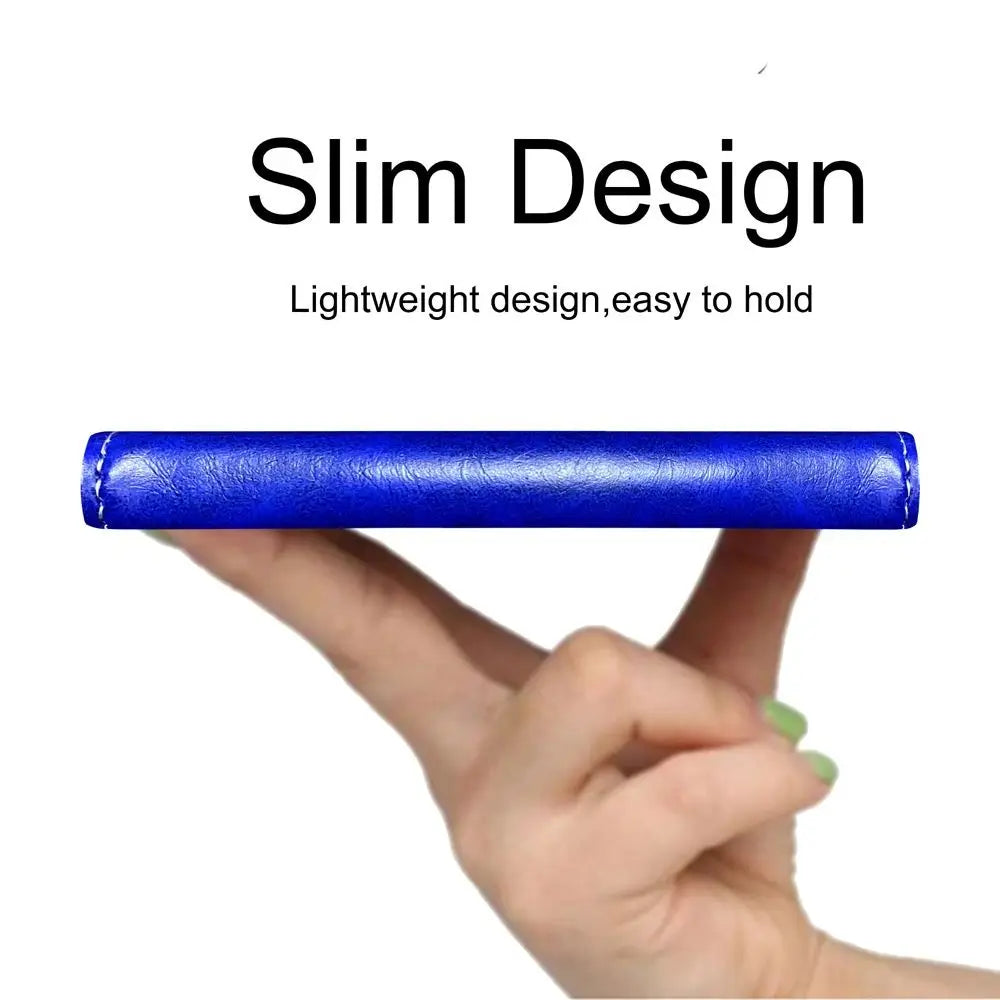 Magnetic E-Reader Case Premium Leather Anti-fall Back Cover Shockproof Soft Protective Shell for Sony PRS T2