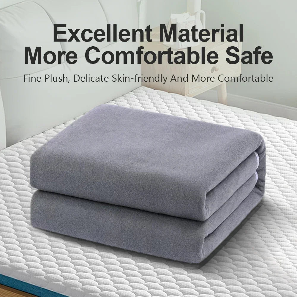 220V Electric Heating Blanket 70x150cm/120x150cm/150x180cm Thicker Heater Heated Blanket Winter Warm Thermostat Heated Pads
