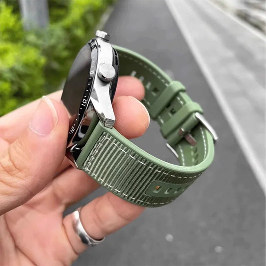Official Nylon Strap For HUAWEI WATCH GT 5 4 46mm/Watch 6 4 5 Pro GT 3 2Pro 46mm 42mm Composite Silicone 20mm 22mm Band Bracelet