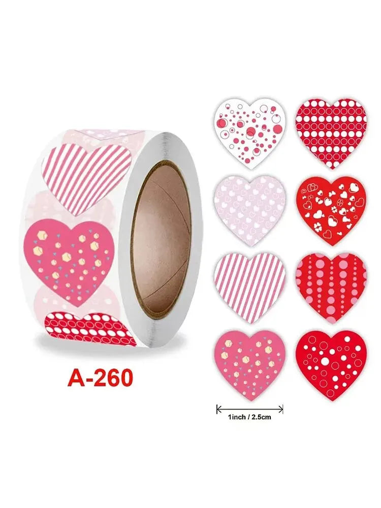 500 Stickers Per Roll Decorative Brochure Stickers with Cute Cartoon Animal Expressions Birthday Gifts Christmas Decorations
