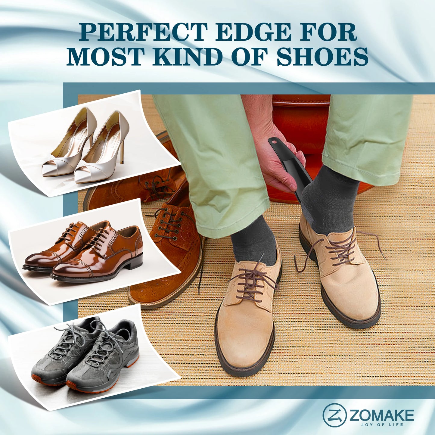 16CM Portable Mini Professional Shoe Horn Durable Plastic Spoon Shaped children Shoe Changing Assistant Flexible Shoe Lifter